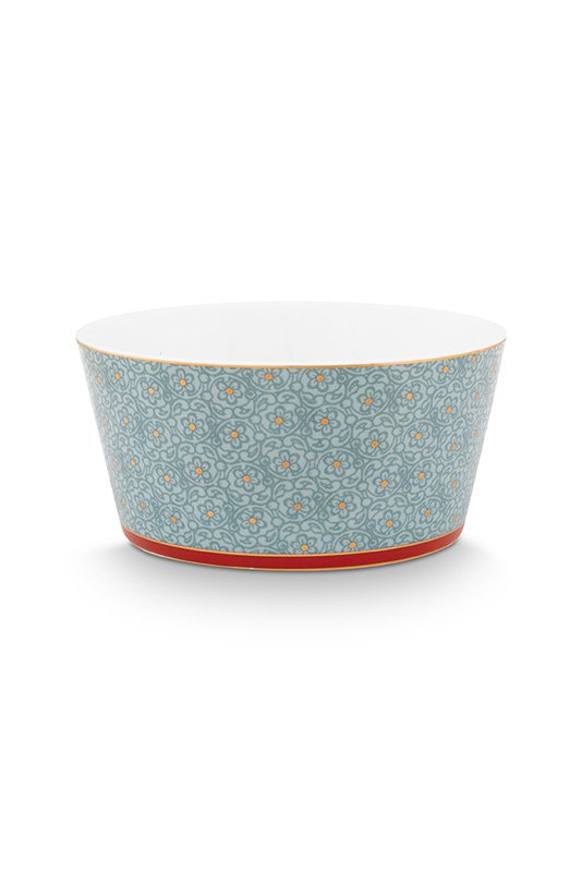 Giftset Bowls Oriental Flower Festival Blue 12cm