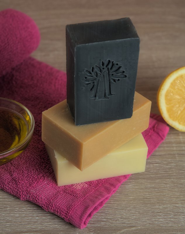 DETOX  activated charcoal soap for face & body