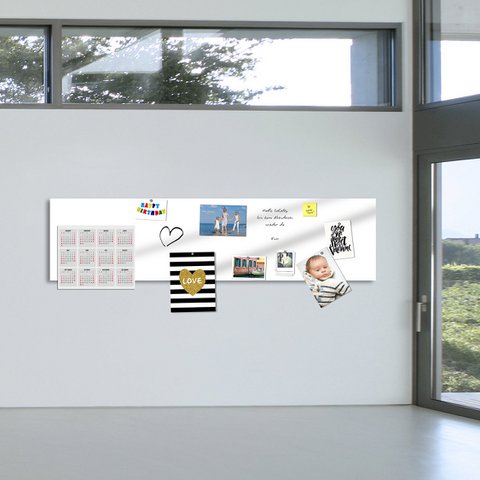 Magnetic marker board - 200x50cm