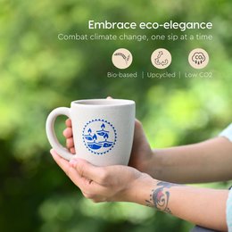 Cesti regalo Ecofy Earth Friendly Diwali | Tazza stampata Diya, sottobicchiere, portachiavi, candela, sacchetto regalo, biglietto