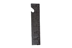 Beer opener Ruler antique black