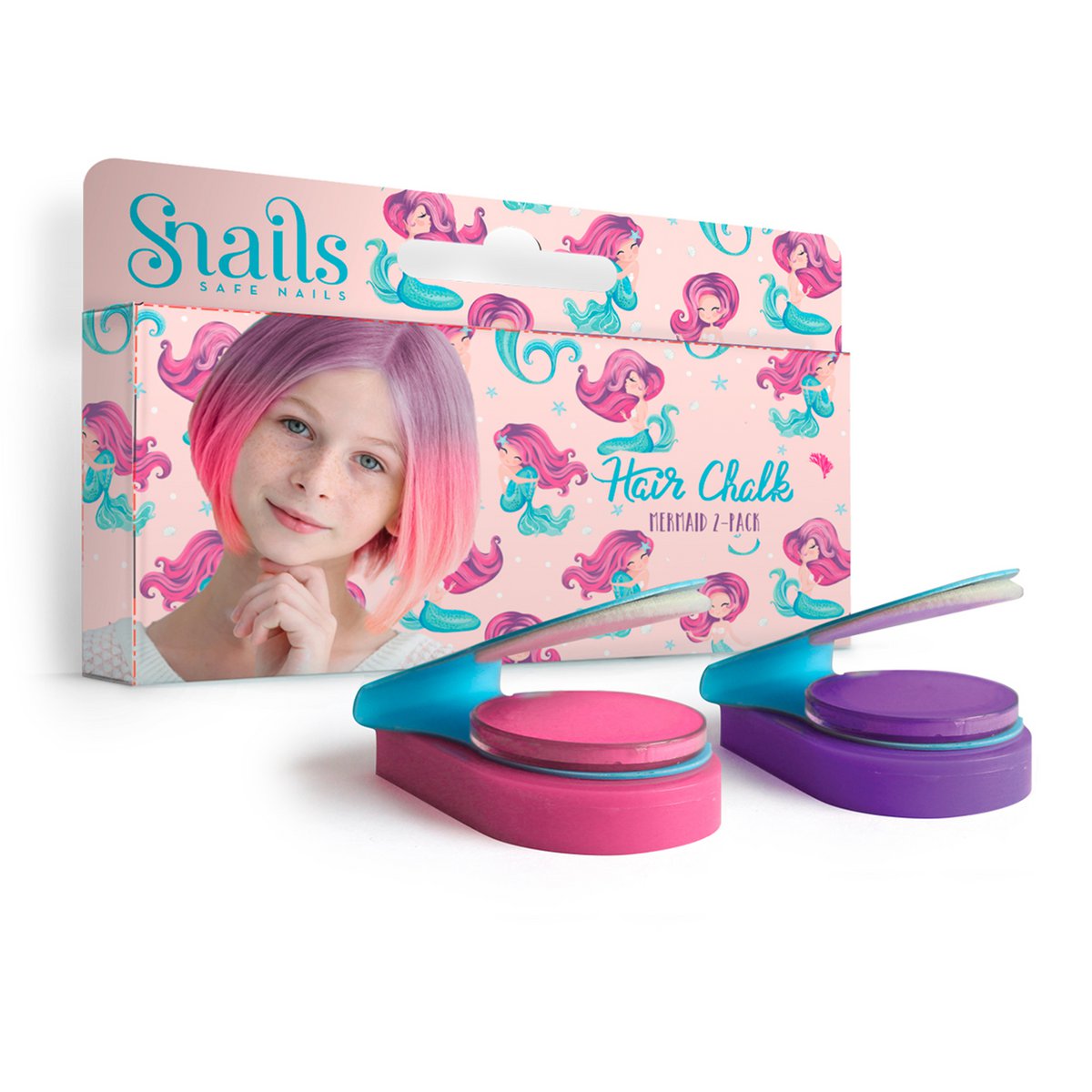 Caracoles - Sirena de tiza para el cabello