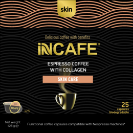 inCAFE SKIN espresso kaffe, 25 Nespresso komp. kapsler