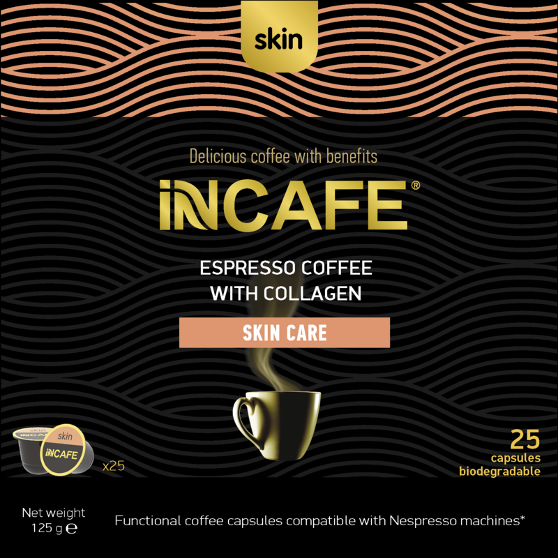 inCAFE SKIN espresso kaffe, 25 Nespresso komp. kapsler
