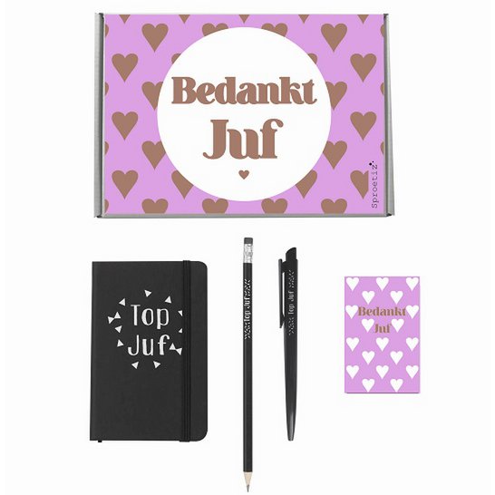 Geschenkpaket 'Danke Lehrer' Hartjes - Schwarz