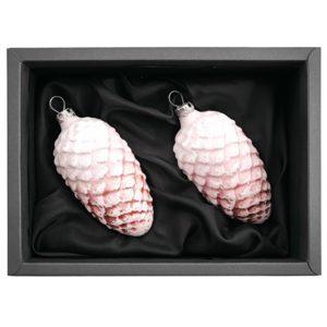 "sleeping beauty" - kegel 6 cm | Kerstboomversiering roze mat