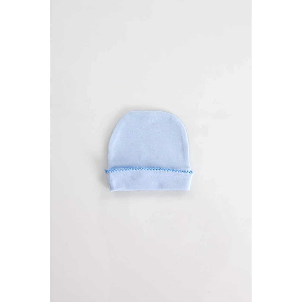 Cappello in cotone per bebè, punto ricamato