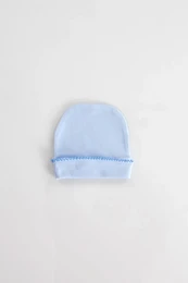 Cappello in cotone per bebè, punto ricamato