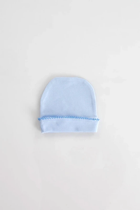 Cappello in cotone per bebè, punto ricamato