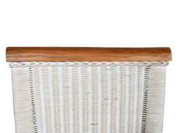 Sedia sala da pranzo sedia rattan sedia da pranzo sedia bianca perth rattan natura nucleo sostenibile