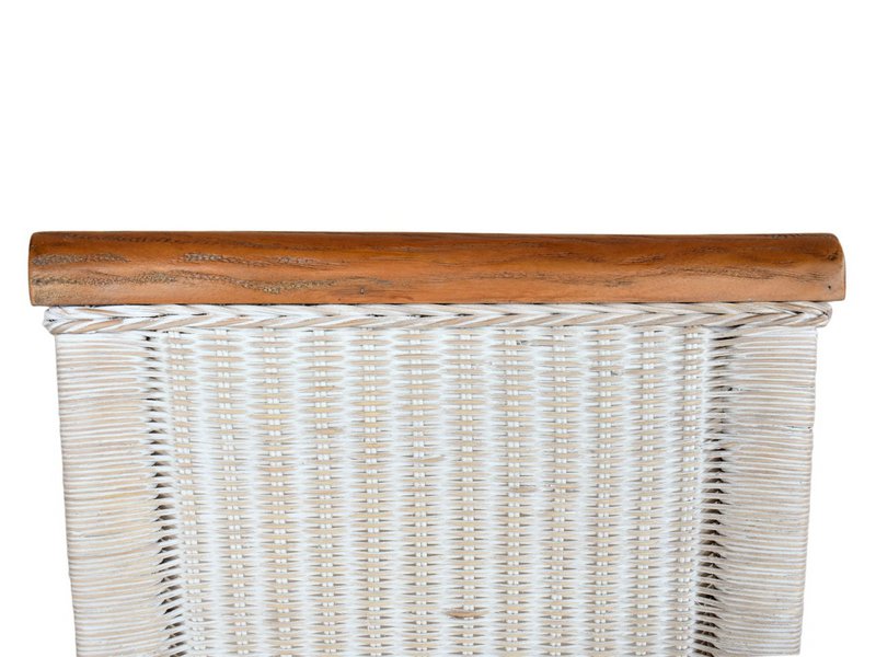 Sedia sala da pranzo sedia rattan sedia da pranzo sedia bianca perth rattan natura nucleo sostenibile