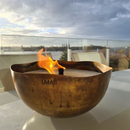 MISKA ORGANICZNA STARA OŁOWIANA ZEWNĘTRZNA