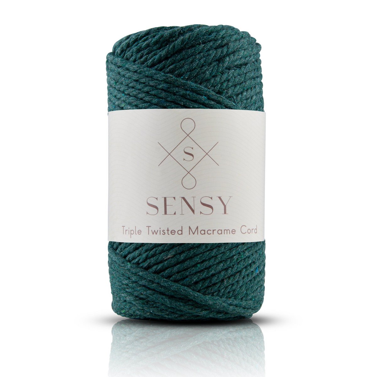 Sensy Premium 3mm - 82 yards 100% Cotton 3 Strand Twisted Macrame Cord