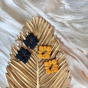 SOPHIA – Orecchini Argilla 3 Colori Oro