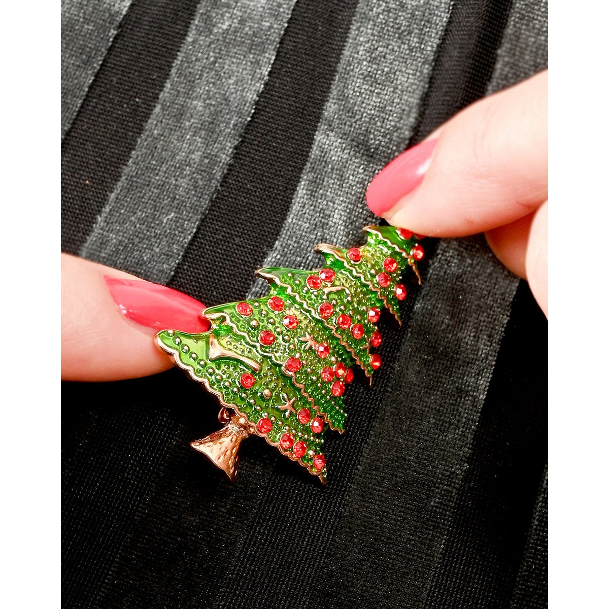 Broche - juletræ