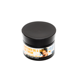 Solsikkeolie og Shea Curl Cream til bølget og krøllet hår