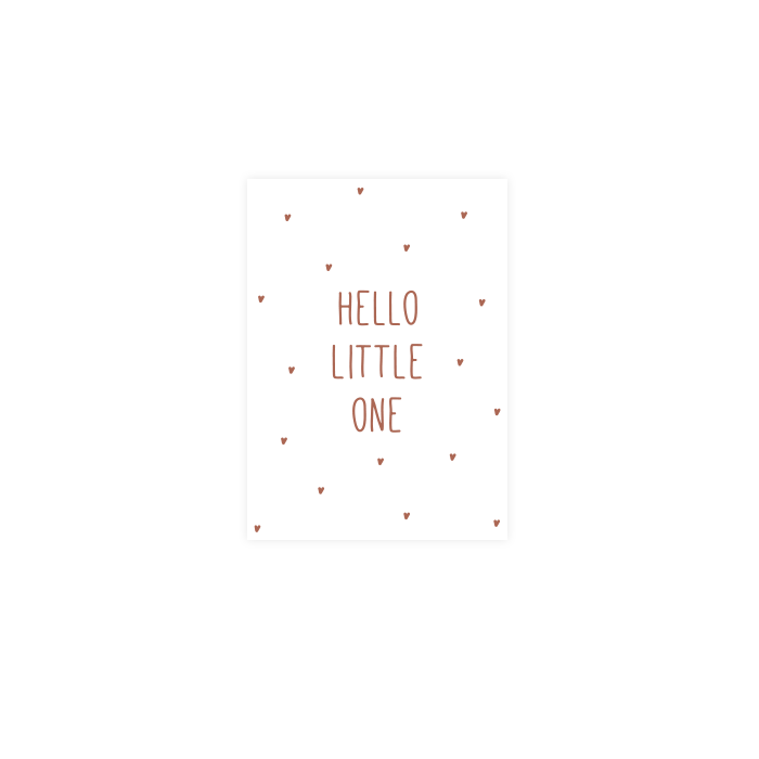 Kaartje | Hello little one