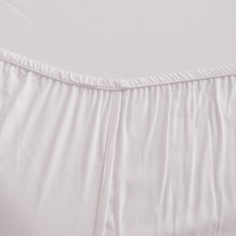 White Bamboo Split-Topper Fitted Sheet - (400TC Tanboocel) - Coco White