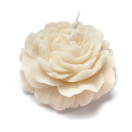 Bougie pivoine | Bougie décorative en cire de colza | bougie | bougie pilier | Fait main