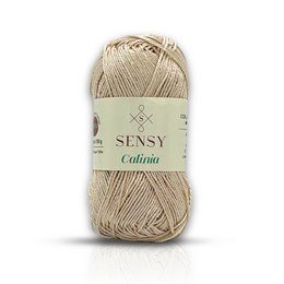 Sensy Calinia-garn, % 100 Mercerized Giza-bomuld, 134 Yards, Gauge 2 Fin