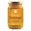 Sonntags-Kürbissuppe mit Edelkastanien & Steinpilzen Bio