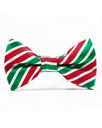Bowtie - Green and red stripes