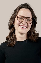 Blue light blocking glasses, model Henry, acetate frame, color shoko