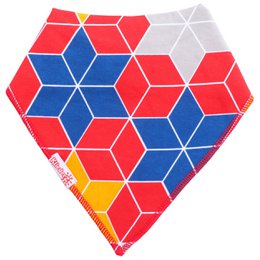 Śliniaczek w kropki Gwiazdki blokujące - śliniaczek dla dziecka