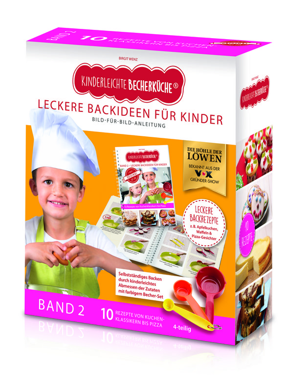 Cocina a prueba de tontos: deliciosas ideas para hornear para niños (volumen 2), incluye juego de tazas medidoras de 3 piezas