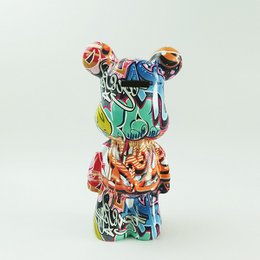 polyresin bear bank colorful