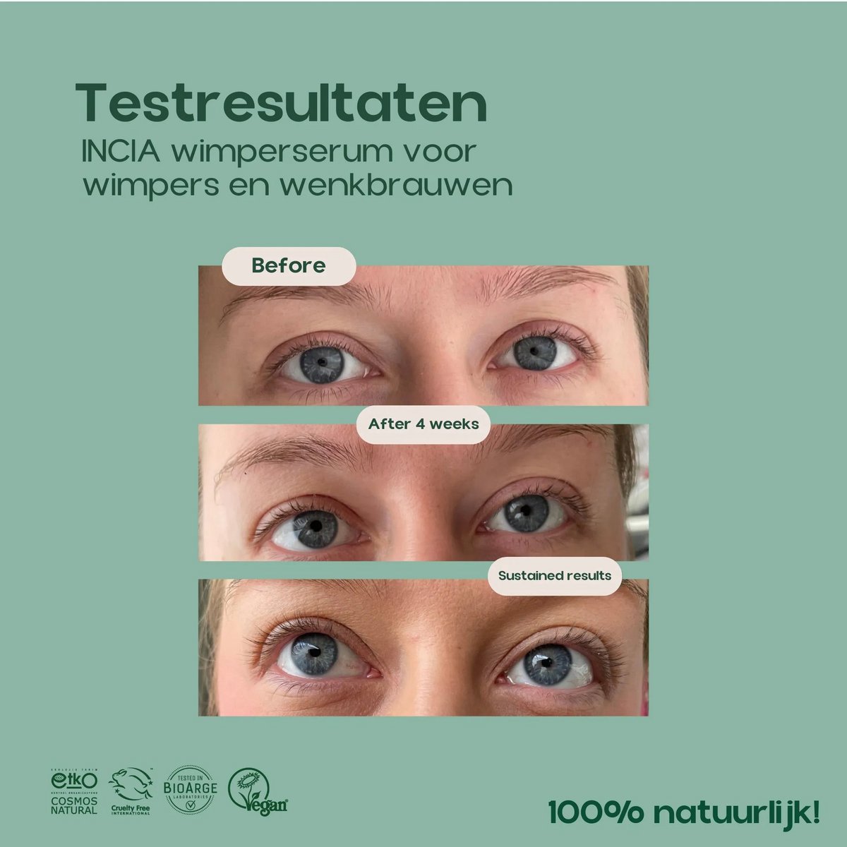 INCIA Wimpernserum für Wimpern und Augenbrauen