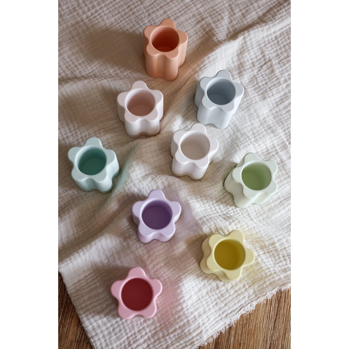 Stick candles candlesticks