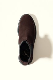 KELLY CHOCOLATE – Wildleder-Stiefeletten mit elastischen Einsätzen VORBESTELLUNG