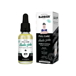 VOLLSTÄNDIGE PFLEGE – Bio-Trockenöl für Bart und Haare – Black Edition