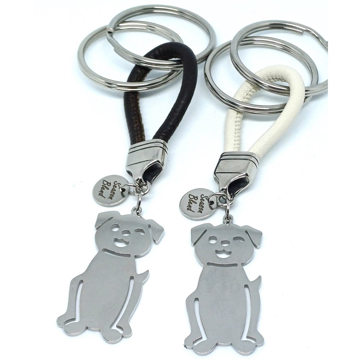 leather keychain dog or cat