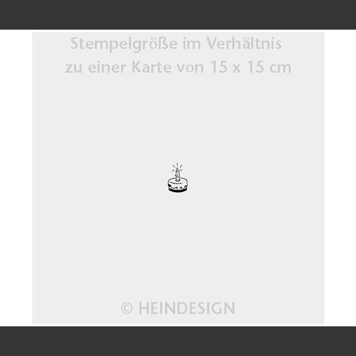 Ministempel · Verjaardagstaart