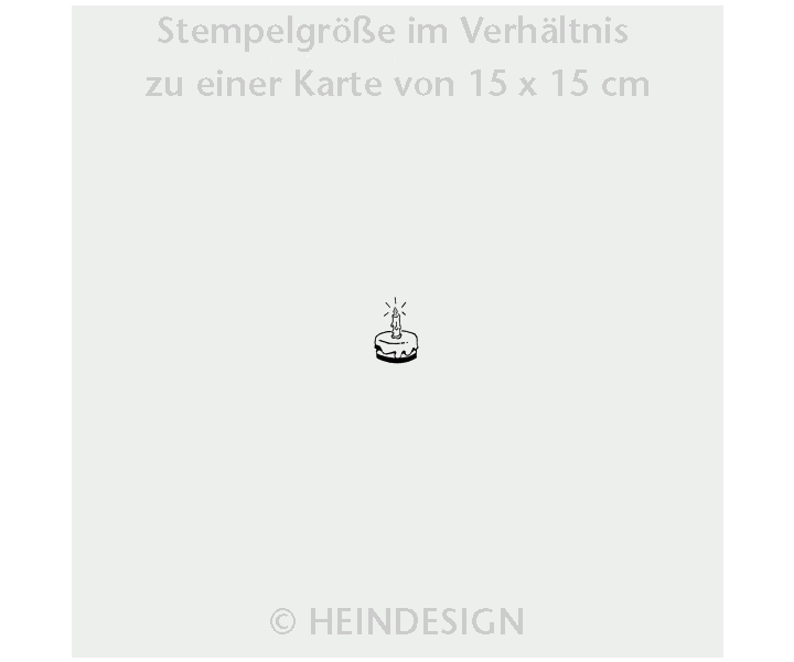 Ministempel · Verjaardagstaart