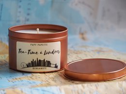 VEGETABLE CANDLE - TEA-TIME A LONDRES - PERFUME BERGAMOT