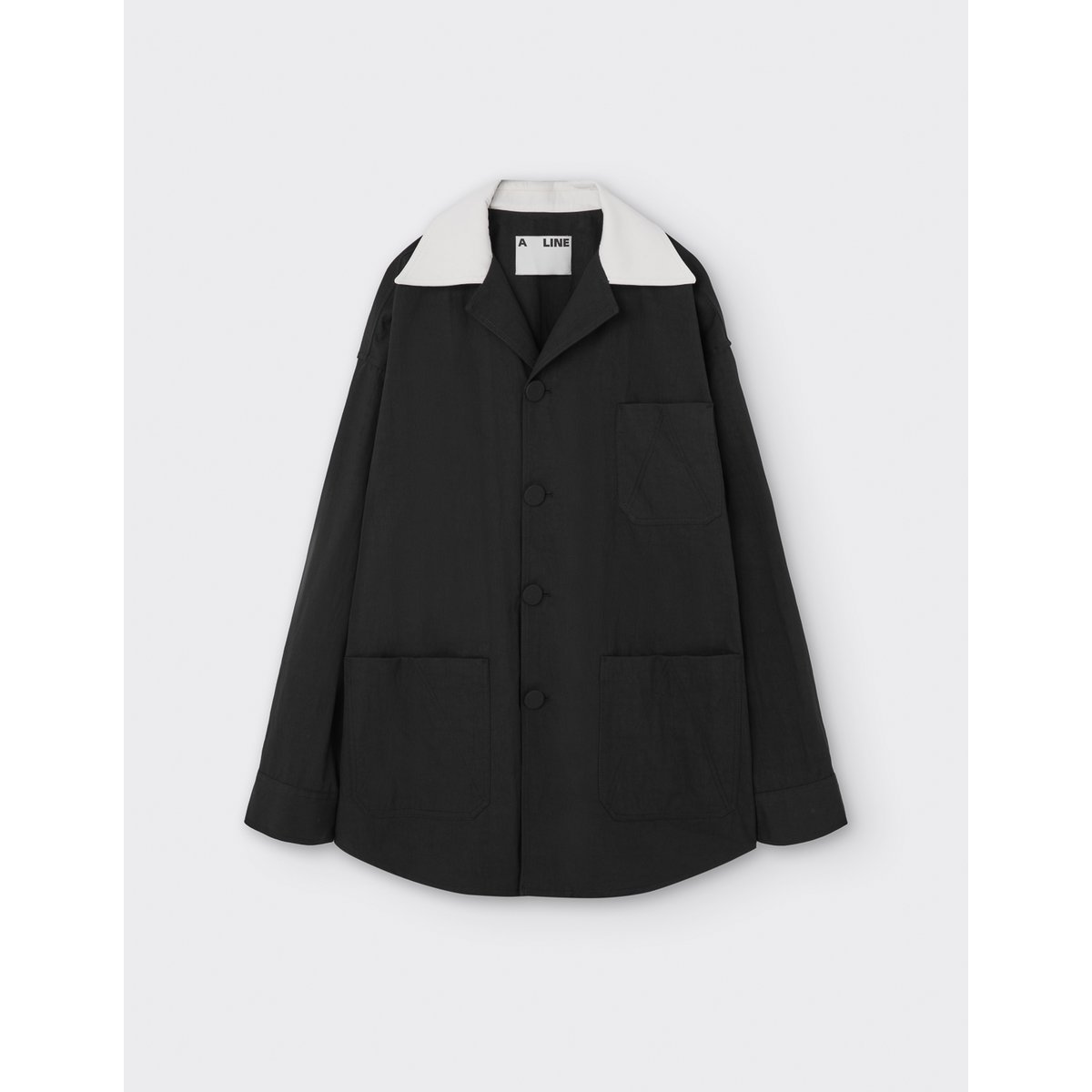 Chaqueta utilitaria en mezcla de algodón