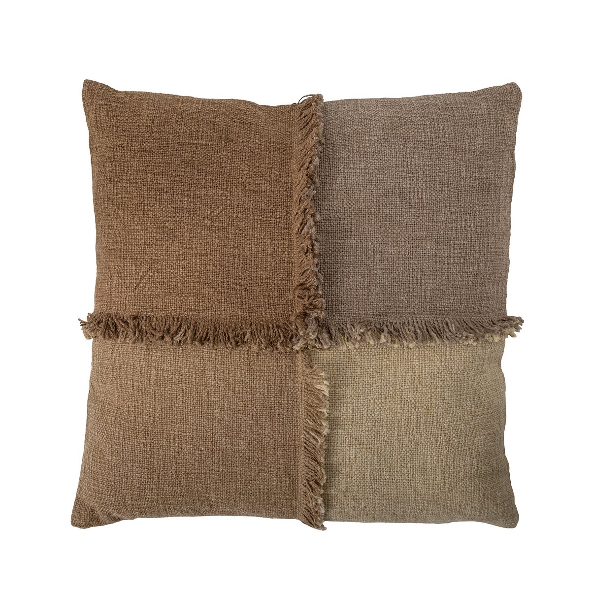 Gija Cushion, Brown, Cotton