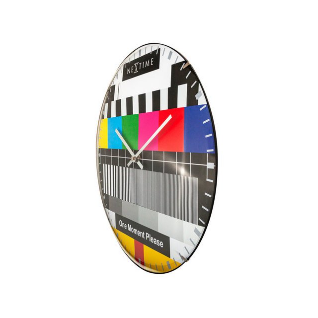 Horloge murale NeXtime Testpage Dôme 35 cm
