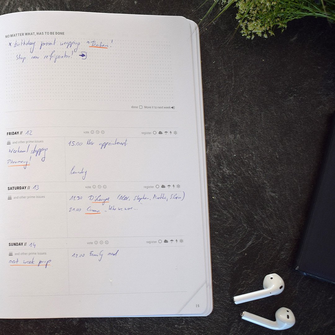 Wekelijks Planner Briefpapier Notitieboek