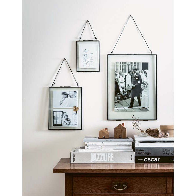 Photo Frame Metal with Lock Gold 30x40x0.7cm