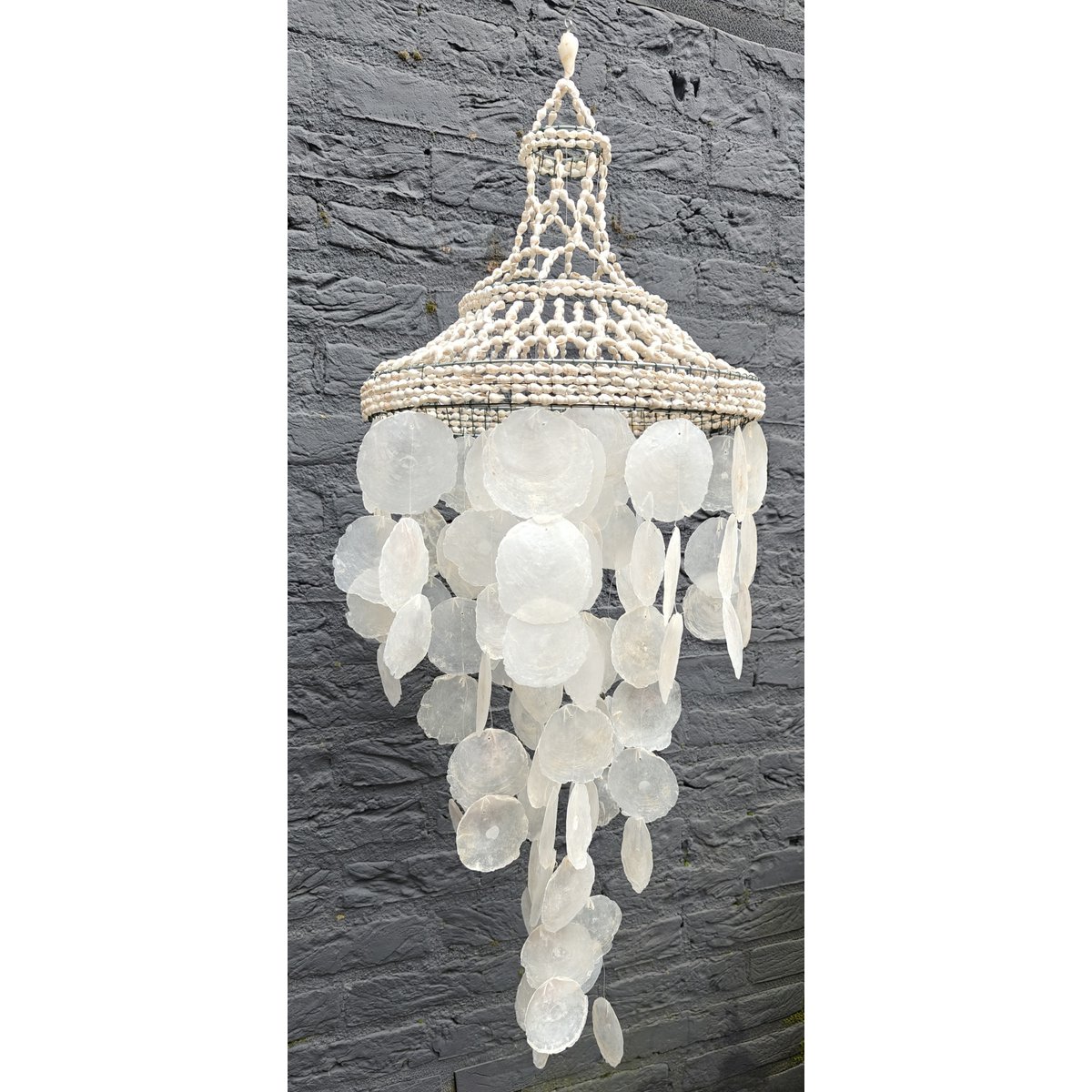 Capiz shell pendant Medium