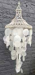 Capiz shell pendant Medium