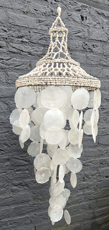 Capiz shell pendant Medium