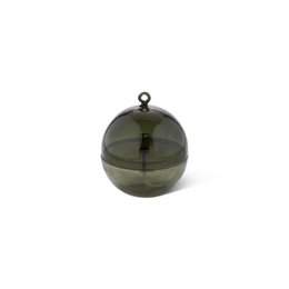 Olielamp Round cover green brass L