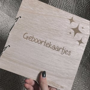 Geboorte kaartjes sterretjes