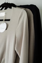 Tisu Maternity & Nursing Dress, nero