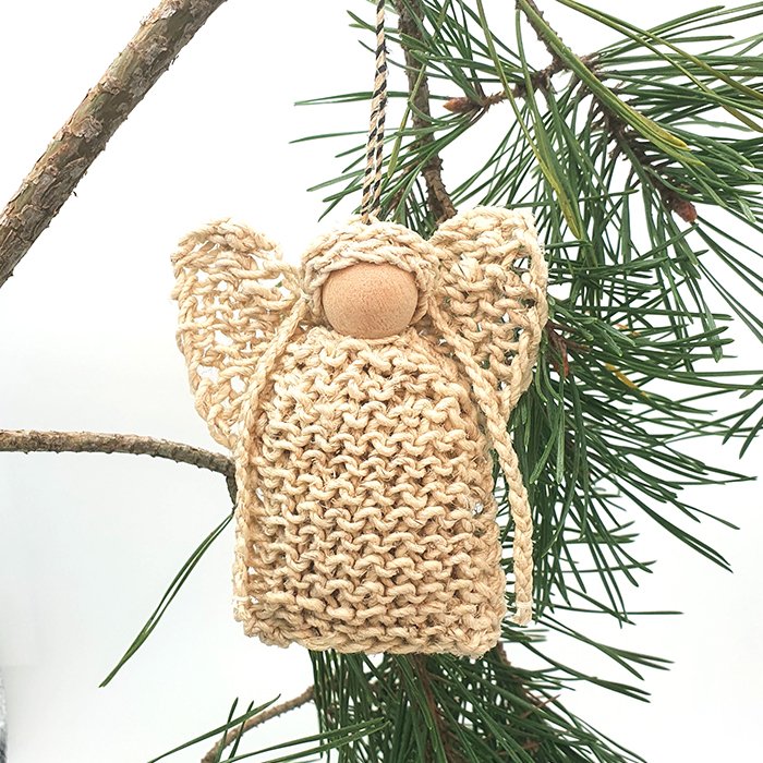 Chanvre Ange naturel 9 cm 900-016